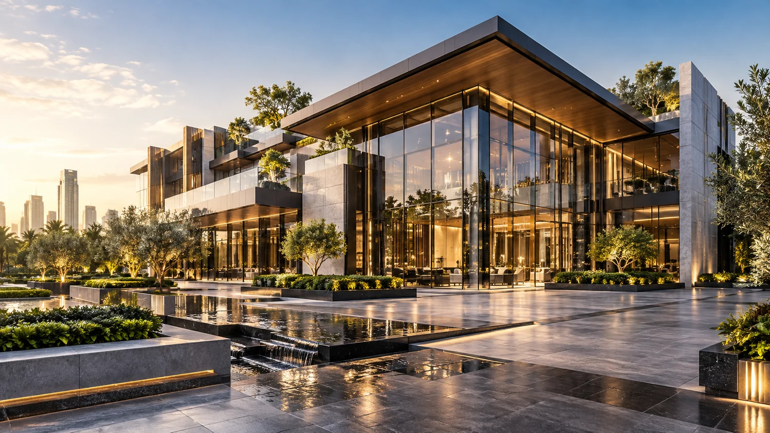 Illustrative commercial architecture